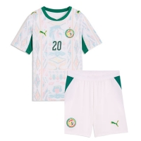Camiseta Senegal Habib Diallo #20 Primera Equipación Replica Mundial 2026 para niños mangas cortas (+ Pantalones cortos)